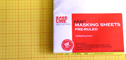 (image for) AB Dick 9800 Masking Sheets 100/pkg.